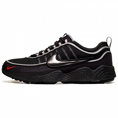 Nike Air Zoom Spiridon Black Metallic Silver