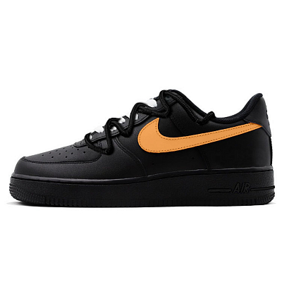 Nike Air Force 1 Anti-Slip Wear-Resistant Low-Top Skateboard Shoes Unisex Orange