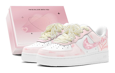 Nike Air Force 1 Skateboard Shoes Women's Low top White