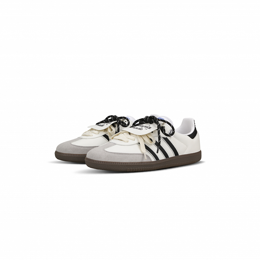Adidas Originals SAMBA OG Abrasion Resistant Low Top Skateboard Shoes Unisex Beige Black купить в интернет-магазине Yoocart с быстрой доставкой по России.