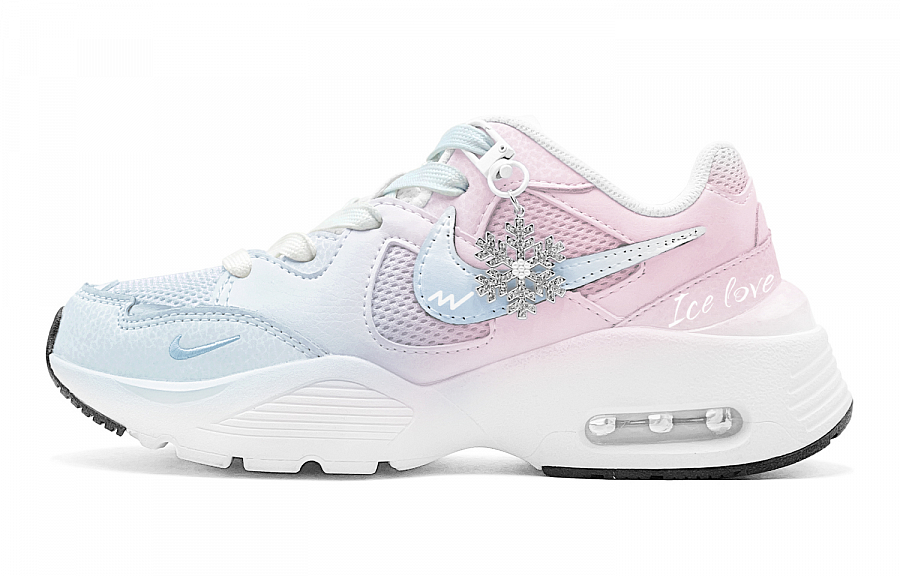 Nike Air Max Fusion Abrasion Resistant Low Top Running Shoes Women's Blue Pink купить в интернет-магазине Yoocart с быстрой доставкой по России.