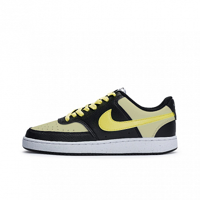 Nike Court Vision Low Wear-Resistant Low-Top Skateboard Shoes Unisex Yellow