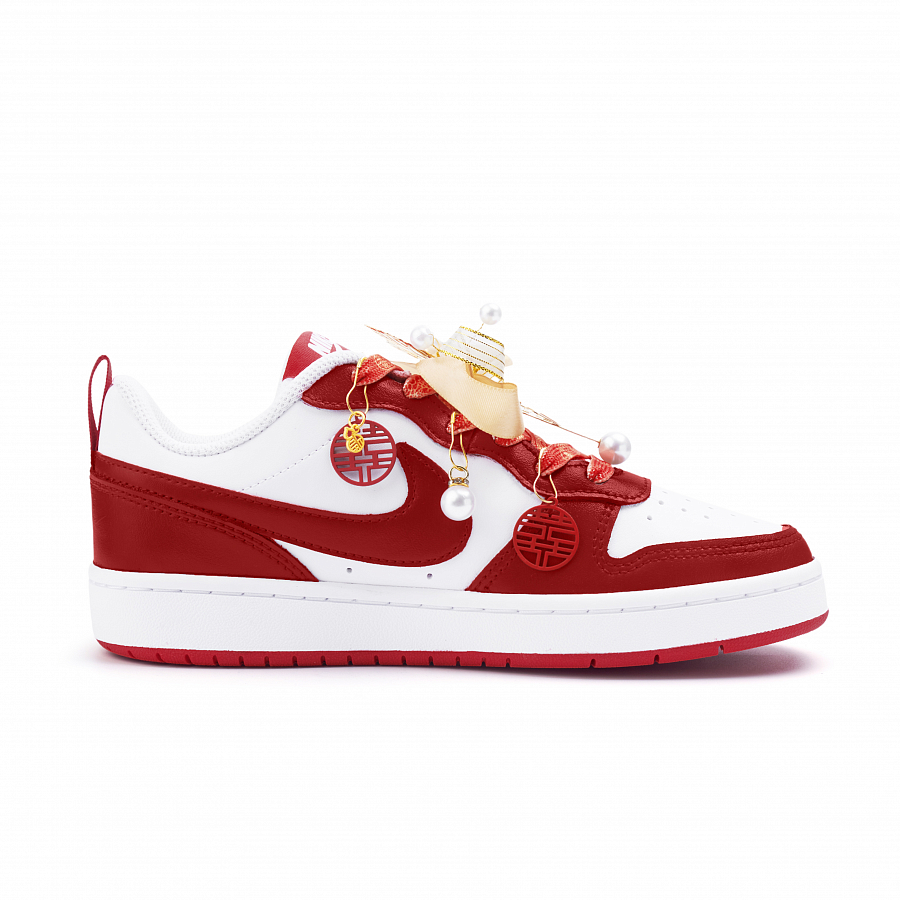 Nike Court Borough 2 Abrasion Resistant Low Top Skateboard Shoes Women's Red купить в интернет-магазине Yoocart с быстрой доставкой по России.