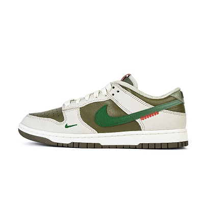 Nike Dunk Anti-Slip Wear-Resistant Low-Top Skateboard Shoes Unisex White Green