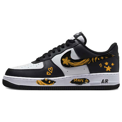 Nike Air Force 1 Skateboard Shoes Unisex Low-Top Black White