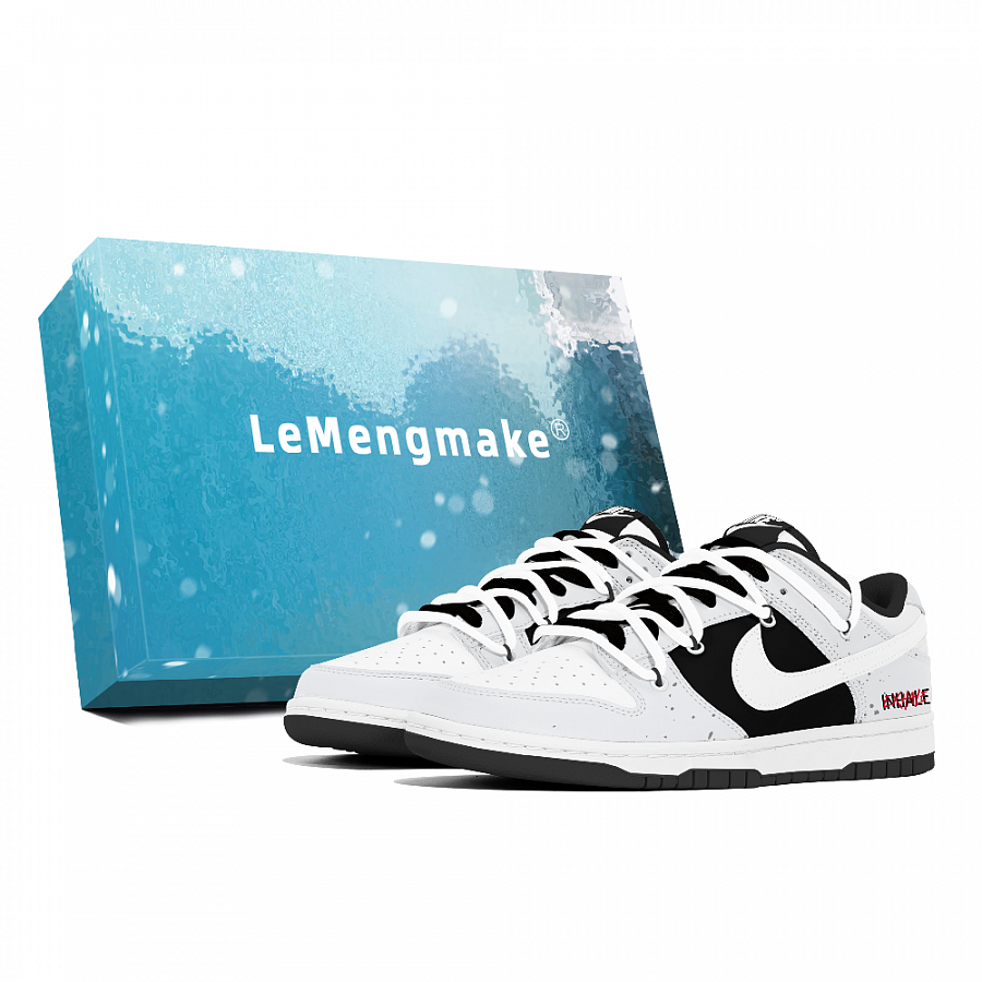 Nike Dunk Abrasion Resistant Low Top Skateboard Shoes Unisex Black Gray купить в интернет-магазине Yoocart с быстрой доставкой по России.