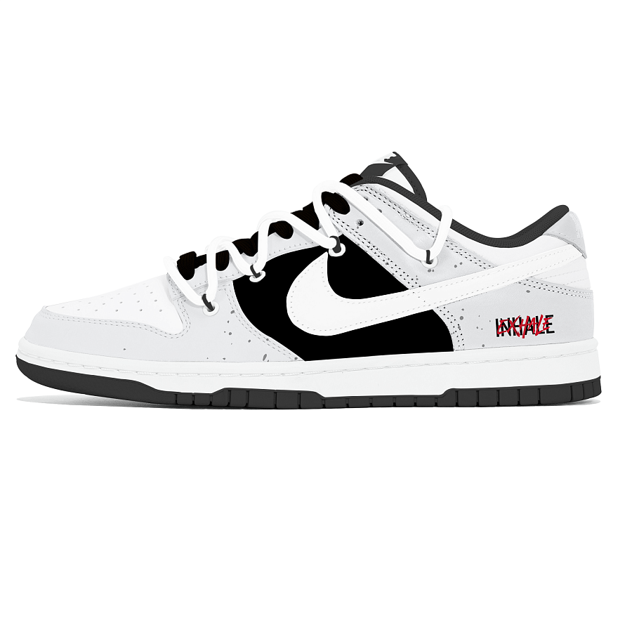 Nike Dunk Abrasion Resistant Low Top Skateboard Shoes Unisex Black Gray купить в интернет-магазине Yoocart с быстрой доставкой по России.