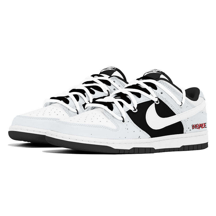 Nike Dunk Abrasion Resistant Low Top Skateboard Shoes Unisex Black Gray купить в интернет-магазине Yoocart с быстрой доставкой по России.