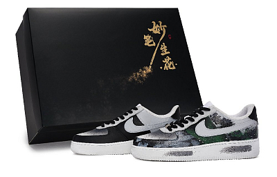 Nike Air Force 1 Skateboard Shoes Unisex Low top Green