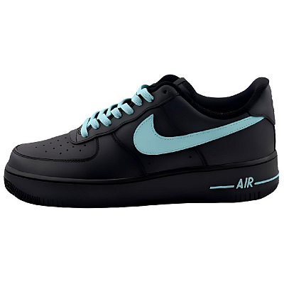 Nike Air Force 1 Zhu Yu Cushioning Wear-Resistant Balance Low-Top Skateboard Shoes Unisex Black
