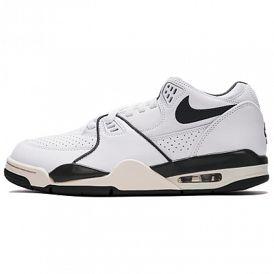 Nike Air Flight 89 Cushioning, Abrasion Resistant, Breathable, Lightweight Low Top Vintage Basketball Shoes Men's White