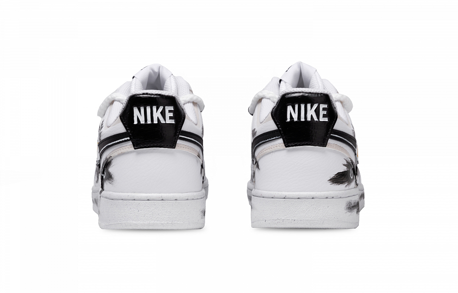 Nike Court Vision 1 Low Top Skateboard Shoes Men's Black White купить в интернет-магазине Yoocart с быстрой доставкой по России.