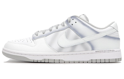 Nike Dunk Shock Absorbers Low Top Skateboard Shoes Unisex Light Gray