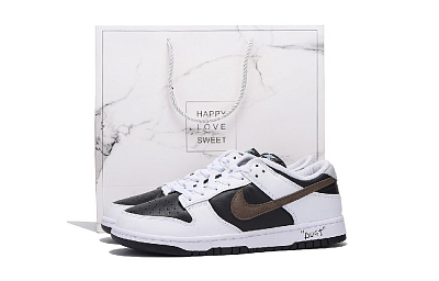 Nike Dunk Coverage Slip Resistant And Abrasion Resistant Low Top Skateboard Shoes Men's Black