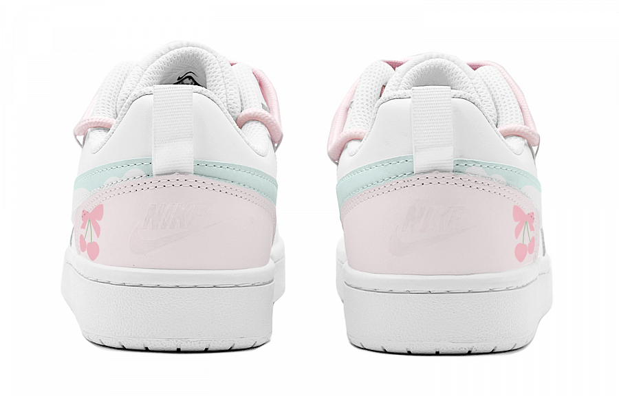Nike Court Borough Slip Resistant Low Top Skateboard Shoes Women's Pink White купить в интернет-магазине Yoocart с быстрой доставкой по России.