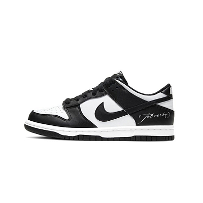 Nike Dunk Non slip Lightweight Low Top Skateboard Shoes Unisex Black White