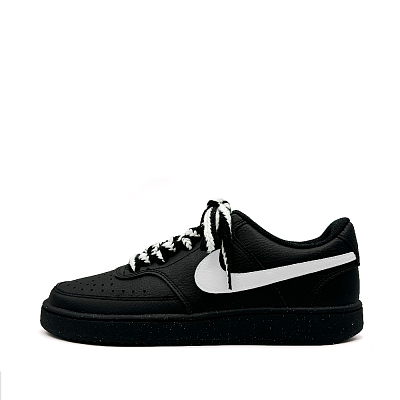 Nike Court Vision Wear-Resistant Low-Top Skateboard Shoes Unisex Black