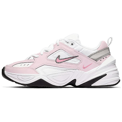 Nike M2K Tekno Abrasion Resistant Breathable Low Top Chunky Sneakers Women's Pink