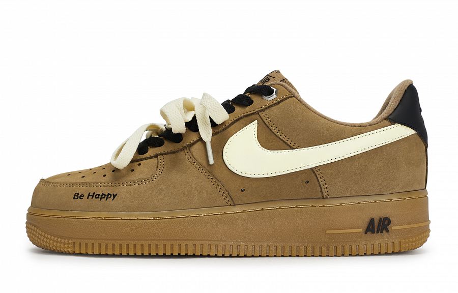 Nike Air Force 1 Skateboard Shoes Unisex Low top Black/White/Wheat купить в интернет-магазине Yoocart с быстрой доставкой по России.