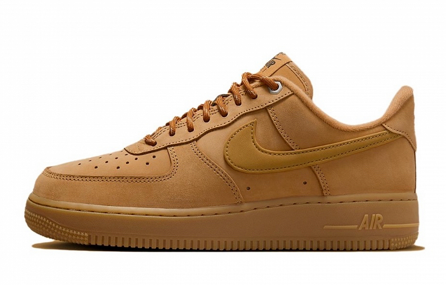 Nike Air Force 1 Skateboard Shoes Unisex Low top Black/White/Wheat купить в интернет-магазине Yoocart с быстрой доставкой по России.