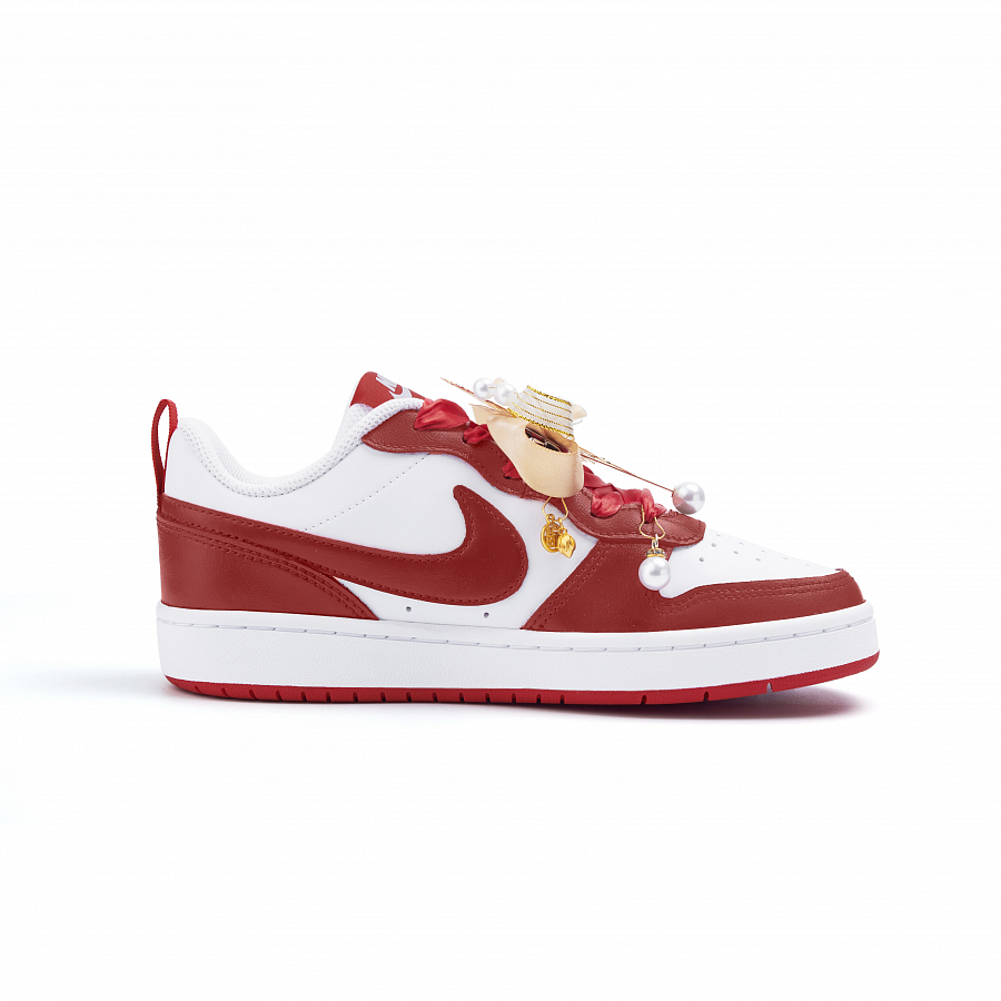 Nike Court Borough Cushioning, Wear Resistant Low Top Skateboard Shoes Women's Red купить в интернет-магазине Yoocart с быстрой доставкой по России.