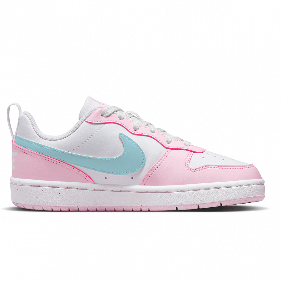 Nike Court Borough Abrasion Resistant Low Top Skateboard Shoes Women's Pink Blue White купить в интернет-магазине Yoocart с быстрой доставкой по России.