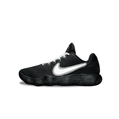 Nike Hyperdunk 2017 Abrasion Resistant Low Top Basketball Shoes Men's Black White