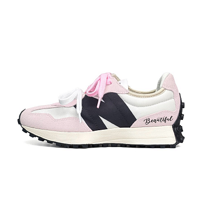 New Balance NB 327 Abrasion Resistant Low Top Casual Running Shoes Women's White Pink