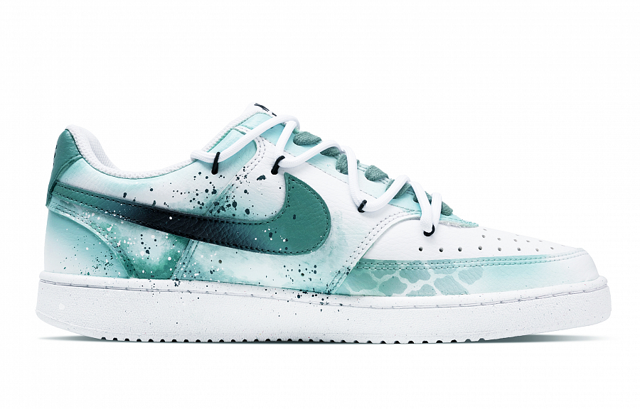 Nike Court Vision 1 Slip Resistant Low Top Skateboard Shoes Unisex White Green купить в интернет-магазине Yoocart с быстрой доставкой по России.