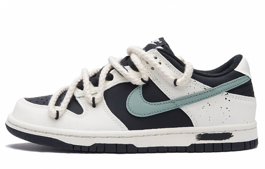 Nike Dunk Anti Slip And Wear Resistant Lightweight Low Top Skateboard Shoes Women's Black Green купить в интернет-магазине Yoocart с быстрой доставкой по России.