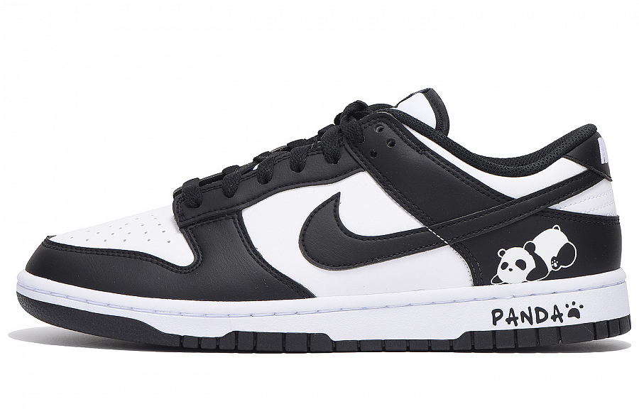Nike Dunk Coverage Slip Resistant And Abrasion Resistant Low Top Skateboard Shoes Unisex Black White купить в интернет-магазине Yoocart с быстрой доставкой по России.