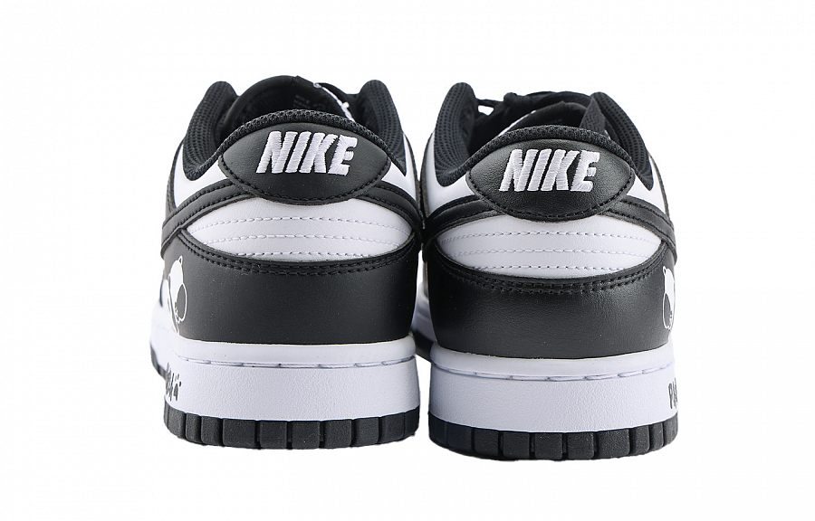 Nike Dunk Coverage Slip Resistant And Abrasion Resistant Low Top Skateboard Shoes Unisex Black White купить в интернет-магазине Yoocart с быстрой доставкой по России.