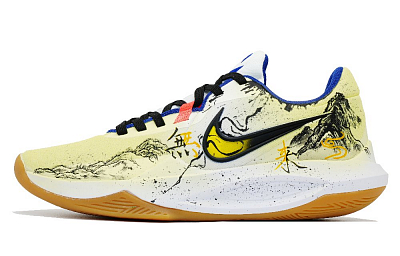 Nike Precision 6 Basketball Shoes Men's Low top Black/Yellow