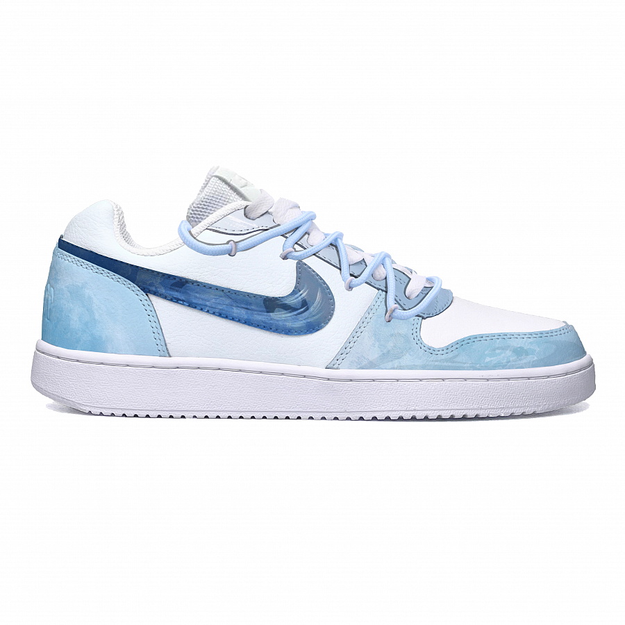 Nike EBERNON Lively Island, Ocean Slip Resistant Low Top Skateboard Shoes Unisex Blue White купить в интернет-магазине Yoocart с быстрой доставкой по России.