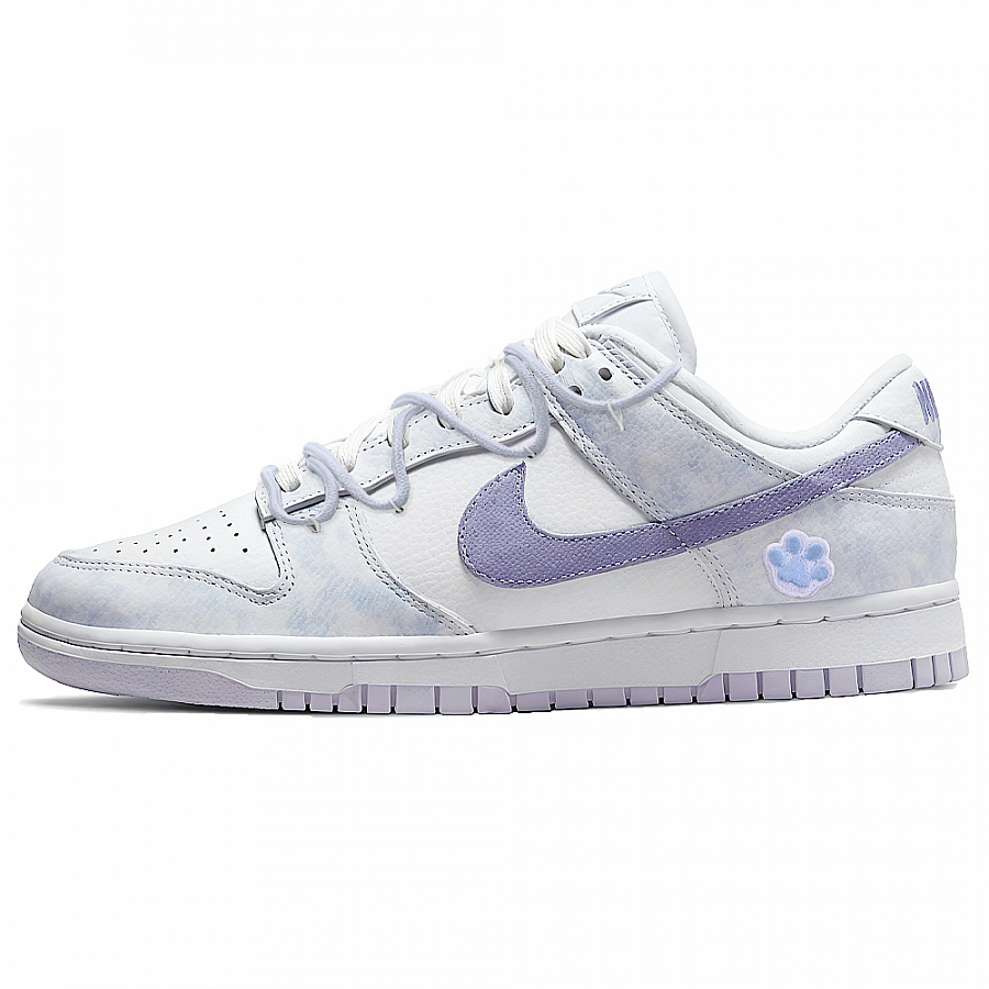 Nike Dunk Slip Resistant Low Top Skateboard Shoes Women's Purple Blue купить в интернет-магазине Yoocart с быстрой доставкой по России.