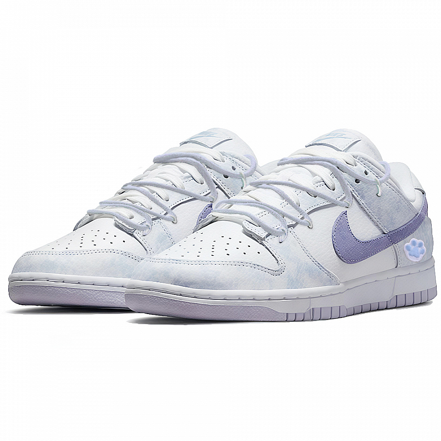 Nike Dunk Slip Resistant Low Top Skateboard Shoes Women's Purple Blue купить в интернет-магазине Yoocart с быстрой доставкой по России.