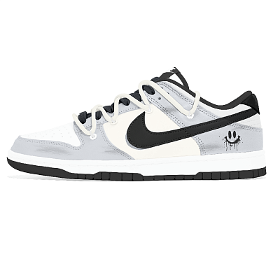Nike Dunk Abrasion Resistant Low Top Skateboard Shoes Men's Gray