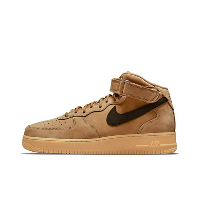 Nike Air Force 1 Skateboard Shoes Unisex Mid top Brown/Black