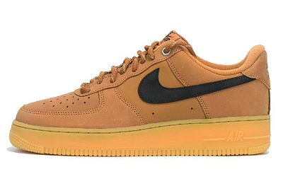 Nike Air Force 1 Skateboard Shoes Unisex Low-Top Black