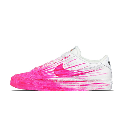 Nike Court Legacy Slip Resistant Shock Absorbers Lightweight Low Top Skateboard Shoes Men's White