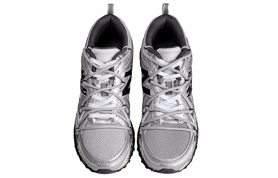 New Balance NB 410 V5 Abrasion Resistant Low Top Casual Long Distance Running Shoes Unisex Silver Black купить в интернет-магазине Yoocart с быстрой доставкой по России.