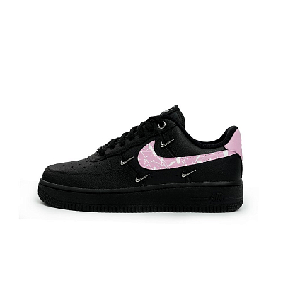 Nike Air Force 1 Octopus Party Colorful Dream Cushioning Wear-Resistant Low-Top Skateboard Shoes Women's Black Pink