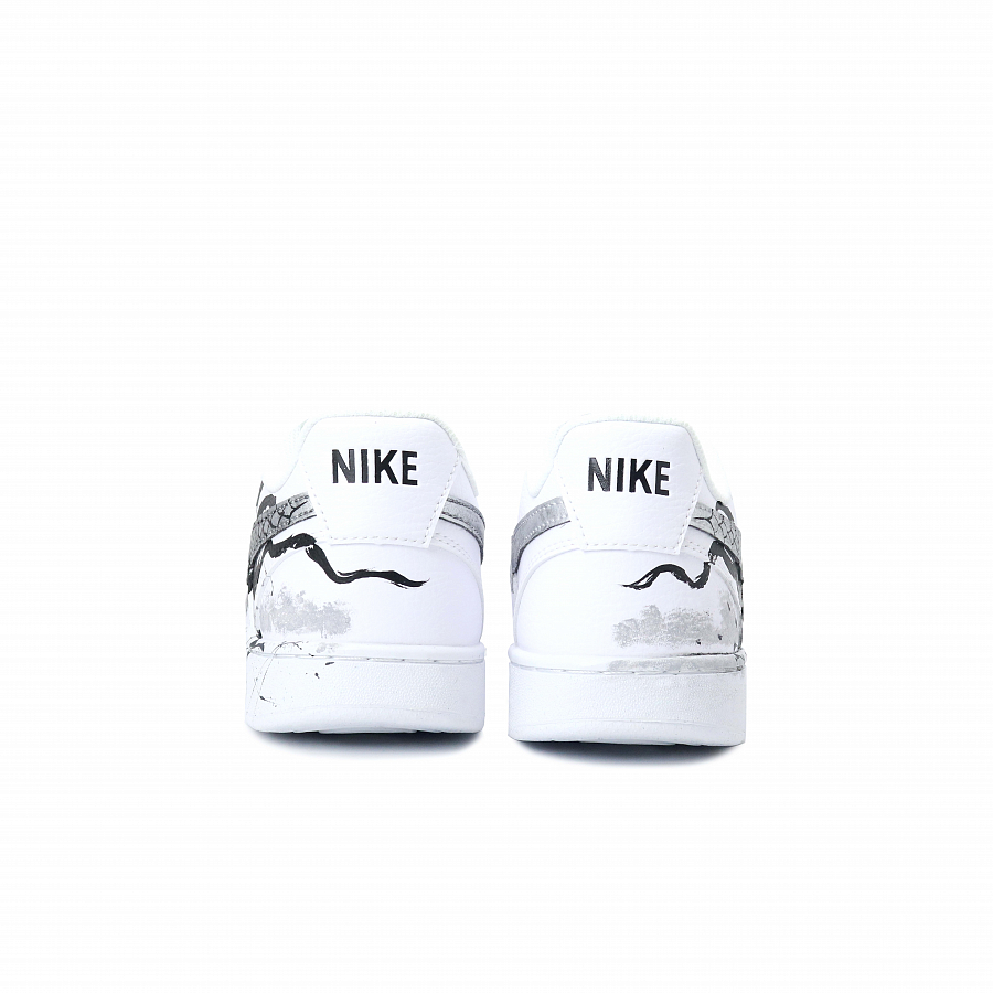 Nike Court Vision 1 Breathable Low-Top Skateboard Shoes Men's Black Gray White купить в интернет-магазине Yoocart с быстрой доставкой по России.