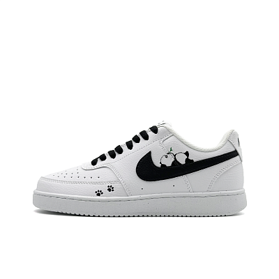 Nike Court Vision 1 Low Top Skateboard Shoes Unisex White