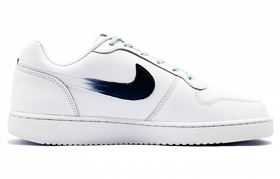 Nike EBERNON Slip Resistant Low Top Skateboard Shoes Men's Blue White купить в интернет-магазине Yoocart с быстрой доставкой по России.