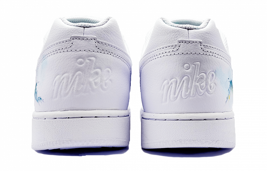 Nike EBERNON Slip Resistant Low Top Skateboard Shoes Men's Blue White купить в интернет-магазине Yoocart с быстрой доставкой по России.