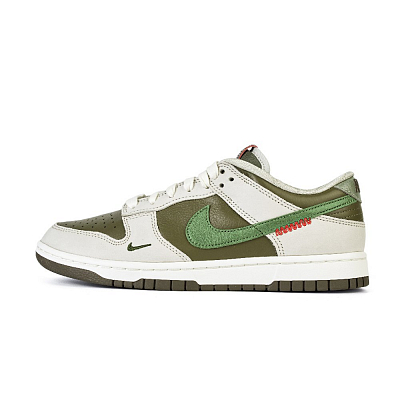 Nike Dunk Anti-Slip Wear-Resistant Low-Top Skateboard Shoes Unisex White Green