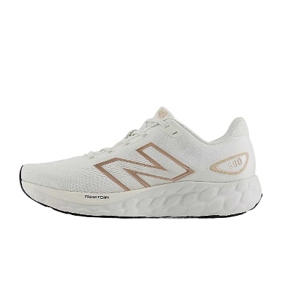 New Balance Fresh Foam 680v8 Cushioning Mid top Running Shoes Women's Mirror Gray Sea Salt