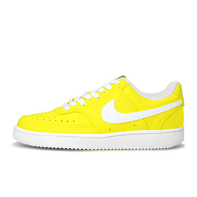 Nike Court Vision 1 Lightweight And Breathable Low-Top Skateboard Shoes Men's Yellow White