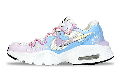 Nike Air Max Fusion Low Top Running Shoes Women's Blue Pink